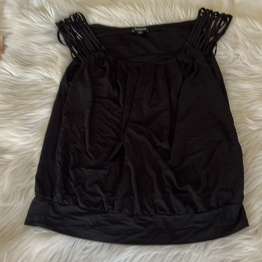 Bebe Strappy Shoulder Tank Size L - Picture 12 of 13